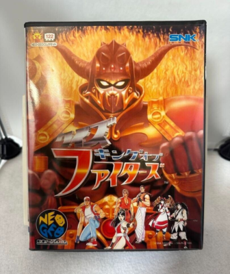 QUIZ KING OF FIGHTERS SNK Neo geo AES ROM W/ box manual | eBay