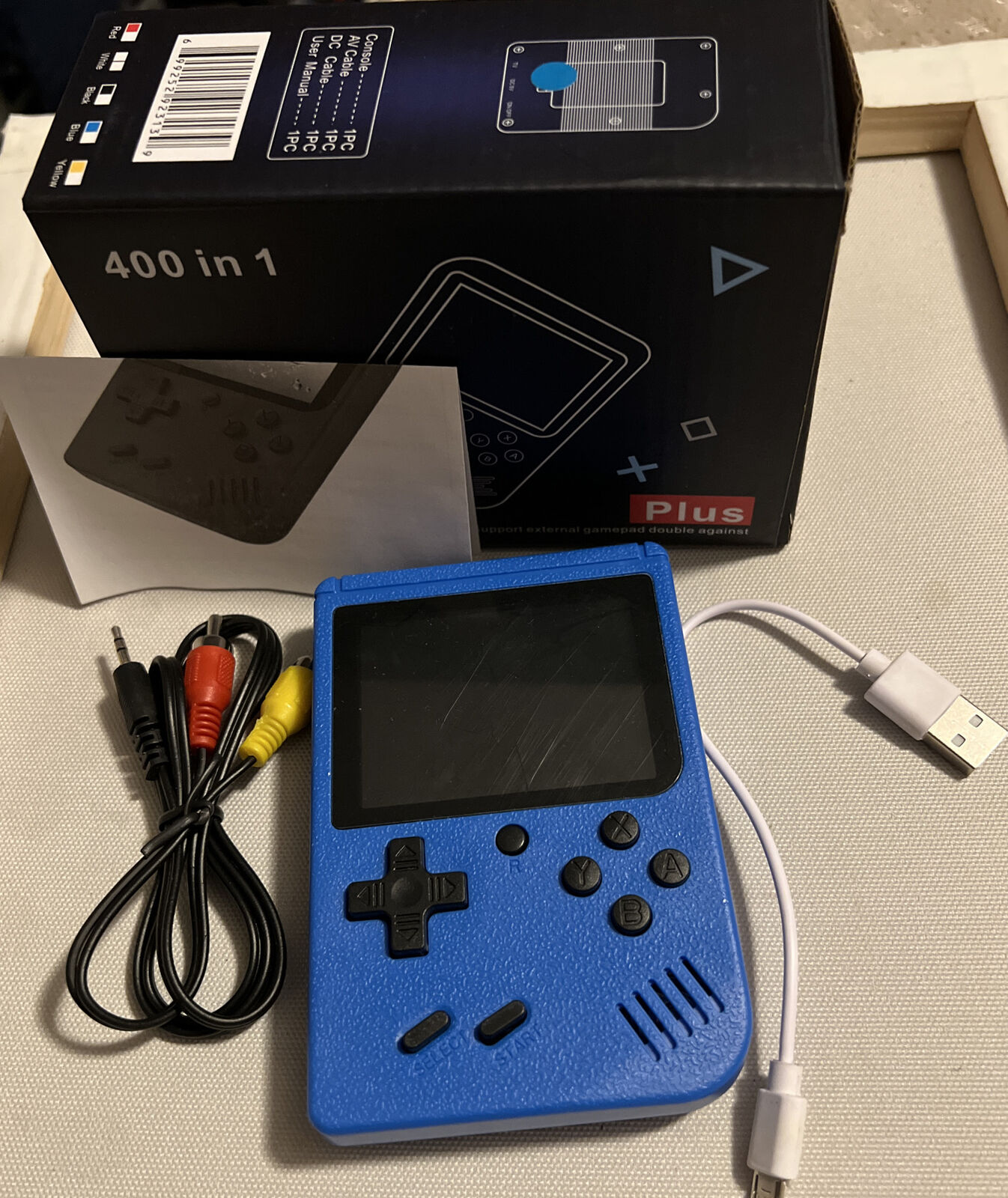 SUP Game Box 400 in 1 Plus Portable Arcade Blue