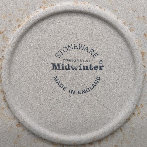 Set of 13 Vintage Midwinter BLUE PRINT ENGLAND Stoneware 10.5" Dinner Plates - Picture 3 of 4