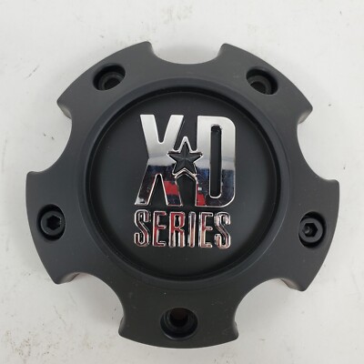 XD KMC Off Road Wheel Center Hub Cap 1079L120SMB-H34 Matte Black 20180331