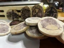 Cedar Hearts Customized Keepsakes. Real Cedar Wood, Can Add Names It Designs