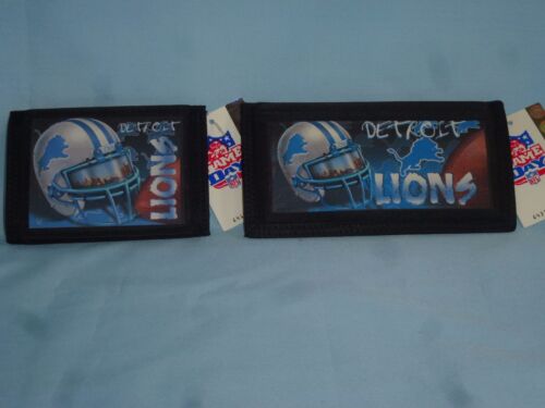 DETROIT LIONS  TriFold Wallet & Checkbook Set  NEW! - Picture 1 of 4