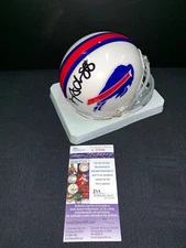 MARQUISE GOODWIN BUFFALO BILLS SIGNED/AUTOGRAPHED MINI HELMET JSA COA V37936 