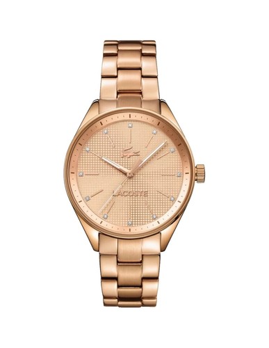 New Lacoste women\'s Watch 2001039 - Moon gold and leather New Lacoste women main image 4