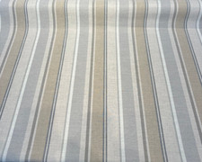 Sunbrella Trusted Fog Gray Stripe Upholstery Outdoor Fabric By the yard