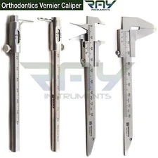 Orthodontic Duck Barren Measuring Vernier Caliper Dental Micro Boley Gauge