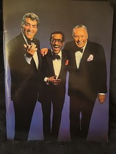 Frank Sinatra, Dean Martin, Sammy Davis Jr. Together Again Concert Program 1988