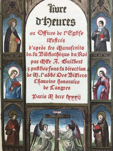 LIVRE D'HEURES 1882 Splendide RELIURE SIGNÉE GRUEL