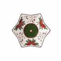 Hutschenreuther Nora Sternschale, SchüSsel, Bone China, Weihnachtszeit, 15 Cm