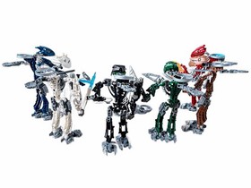 LEGO Bionicle Toa Hordika Kit Metru Nui Vakama Matau Onewa Whenua Nuju Nokama