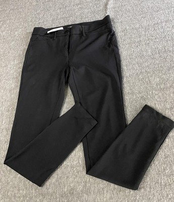 Ann Taylor LOFT Pants Womens 6 Black Slim Fit Stretch Dress Slacks Office New