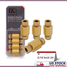 24 Pcs 316 Brake Line Fittings Assortment Kit Threads Tubing 8 Unions 16 Nuts