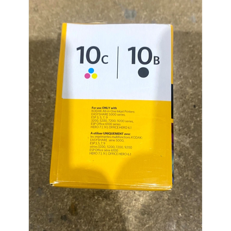 Kodak 10B/10C Combo Ink Cartridge For Hero 7.1, 9.1, Office Hero 6.1 Printers - Image 2 of 4