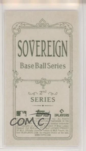 2021 Topps 206 Series 2 Sovereign Back Gerrit Cole #33 - Image 2 of 2