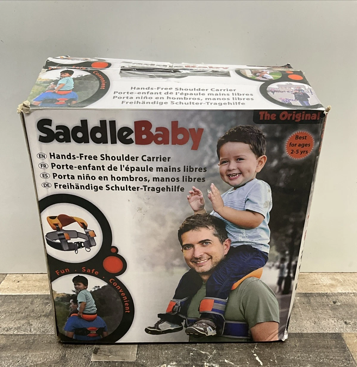 SADDLE BABY SHOULDER MOUNTED TODDLER CARRIER HANDS FREE CHILD CARRIER
Opens in a new window or tab