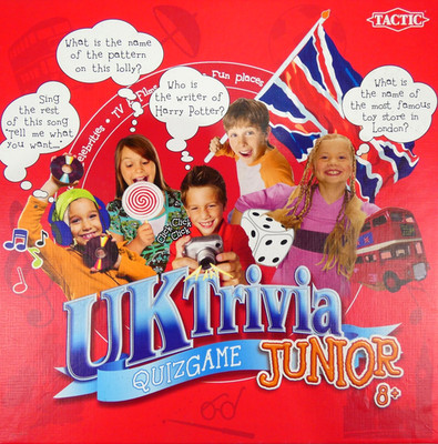 UK Trivia Junior Quizspiel von Tactic 2008 - 2-6 Spieler - (8 Jahre+) - Neu & Versiegelt