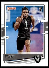 2020 Donruss Damon Arnette Rookie Las Vegas Raiders #256