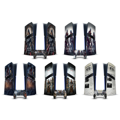 ASSASSIN'S CREED SYNDIKAT GRAFIKEN VINYL SKIN FOR PS5 PRO DIGITAL EDITION BUNDLE
