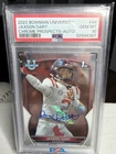 2022 Bowman U Chrome Jaxson Dart 1st Prospect Auto PSA 10 GEM MINT RC Giants ROY