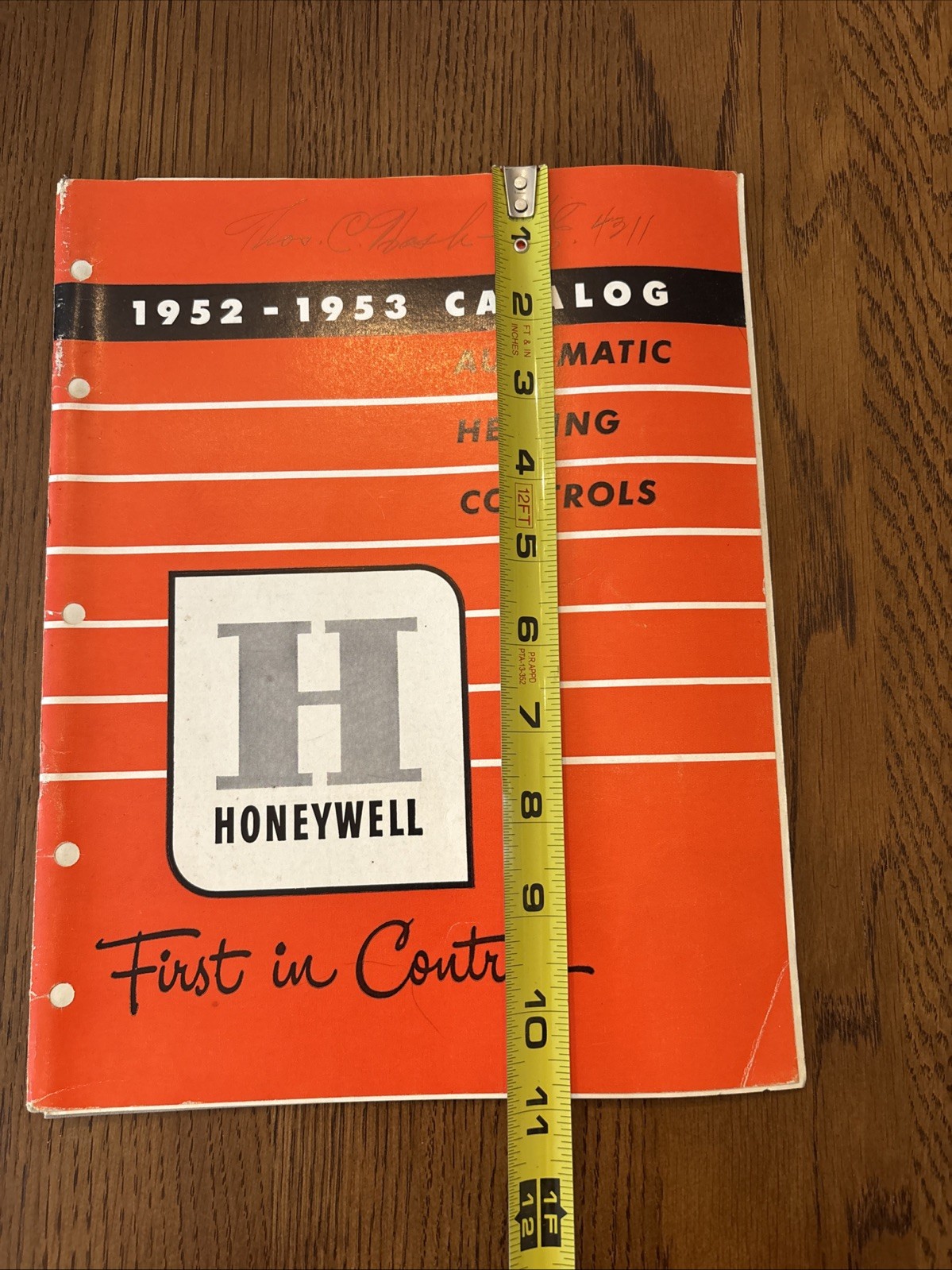 Vintage Honeywell 1952-1953 Catalog Automatic Heating Controls Advertising *READ