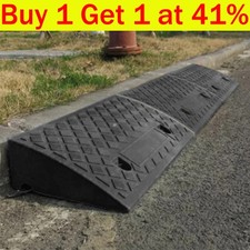 1/2x Heavy Duty Portable Kerb Door Ramps Wheelchair Mobility Scooter Access Ramp