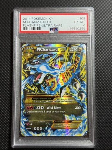 M Charizard-EX graded PSA 6 for sale on eBay