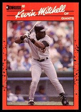 Kevin Mitchell 1990 Donruss #98 Giants MLB READ FREE SHIPPING AutographDen