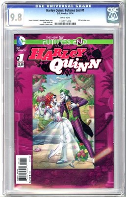 Harley Quinn: Futures End #1 (2014) 3D Lenticular Cover CGC 9.8