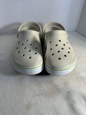 Crocs Mens Crocband Clean Clogs Beige Shoes M Sz 6 W 8 Authentic
