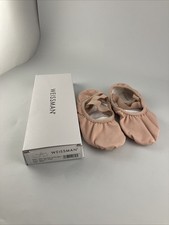 NEW Weissman W550 4 Way Stretch Split Sole Pink Ballet Shoes Size 6AM
