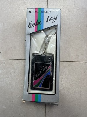 Vintage 80er Echo Kette nur Pfeife Schlüsselfinder Schlüsselanhänger - Made in Taiwan