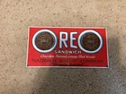 Vintage Ande Rooney Porcelain Enamel OREO SAMDWICH Cookies SIGN Uneeda Bakers