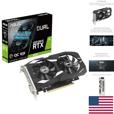 6GB GDDR6 NVIDIA GeForce RTX 3050 OC Edition Graphics Card - High Performance