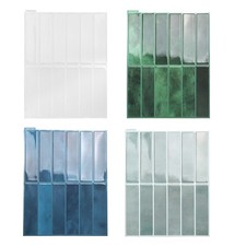 10X Marble Tile Stickers Wall Sticker Self-Adhesive Stick On Kitchen Bathroom