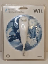 Nintendo Official Genuine Wii Nunchuk Nunchuck Controller White Sealed Flaws