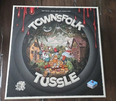 Townsfolk Tussle, Brettspiel, deutsch, neu, inkl. Premium Sleeves
