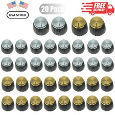 10pcs Guitar Amplifier-Knobs-Black-w-Gold-Cap-Push-on-For-Marshall-Amplifier