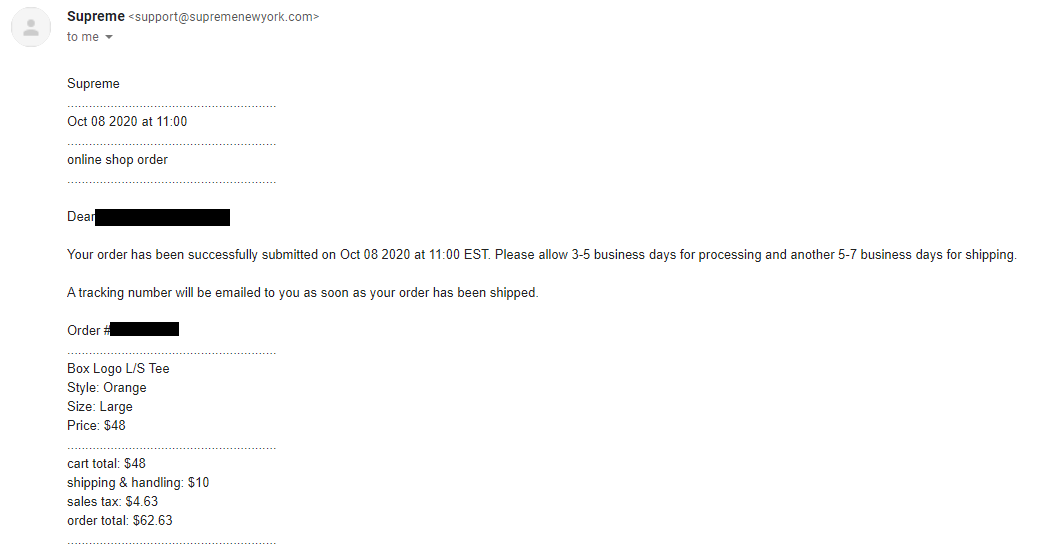 Supreme Box Logo L/S Tee Orange Longsleeve Size LARGE FW20 | eBay