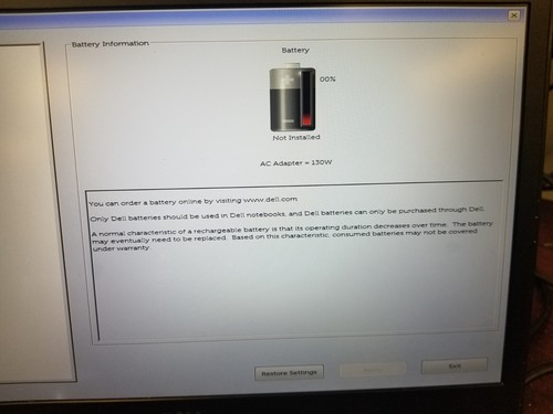 Dell Latitude 5480 Laptop Intel Core i5-7300U 2.6GHz 8GB Ram, No OS/SSD/Battery - Picture 13 of 13