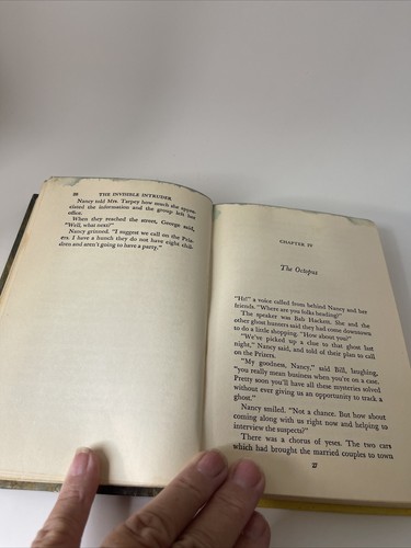 Nancy Drew Mystery Stories The Invisible Intruder Carolyn Keene 1969 Hardcover - Picture 9 of 10