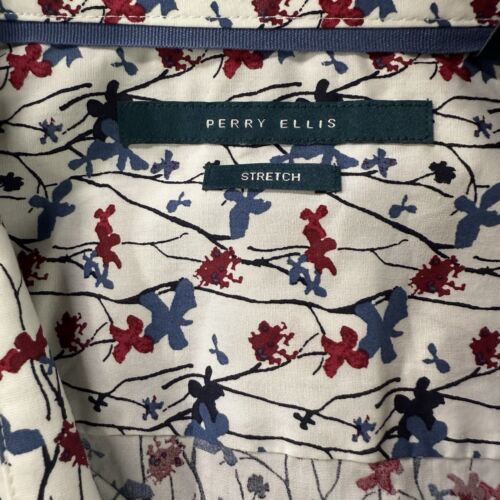 NWT Men’s Floral Short Sleeve Button Down Shirt Size 3XLT Cottagecore Boho Chic - Picture 3 of 7