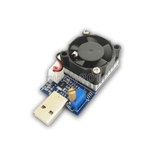 USB Electronic Load Tester 15W Adjustable Constant Current Discharge Resistor