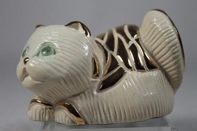 De Rosa Rinconada RARE Non U.S.'White Cat' Figurine #702 Ret New In Box