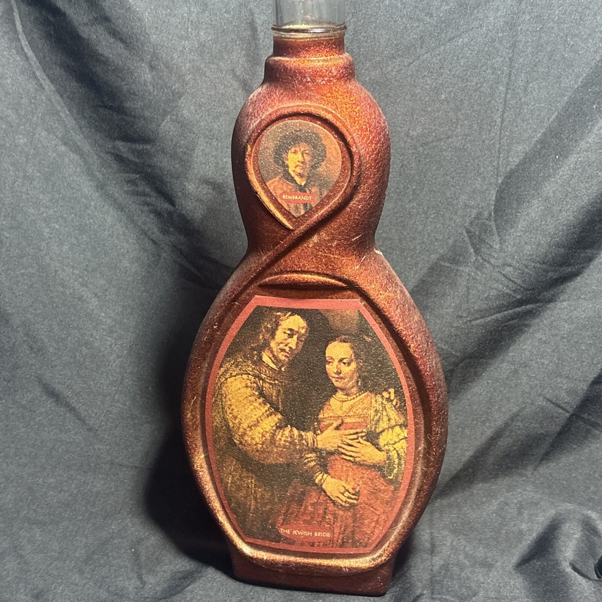 Jim Beam Rembrandt The Jewish Bride Vintage Whiskey Decanter Empty