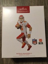2022 PATRICK MAHOMES II KANSAS CITY CHIEFS Hallmark Keepsake Ornament NIB