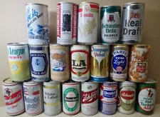 (20) Vintage Beer Cans EMPTY Open Mixed Brands Collection Lot 11
