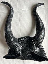 Maleficent Horns full headpiece. rubber/silicone 15" costume cosplay Jolie style