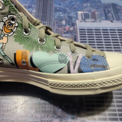 Converse Chuck 70 High Top Much Love Floral Slate Sage Men  display picture 1
