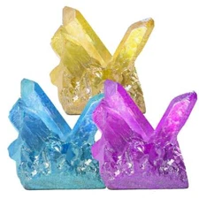 Natural Crystal Quartz Cluster Gems Stone Healing Mineral Specimen Reiki Decor