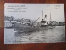 62 CPA BOULOGNE SUR MER ESTABLISHMENTS LE CLAIRE HURET MAREE FRESH SALAISONS 